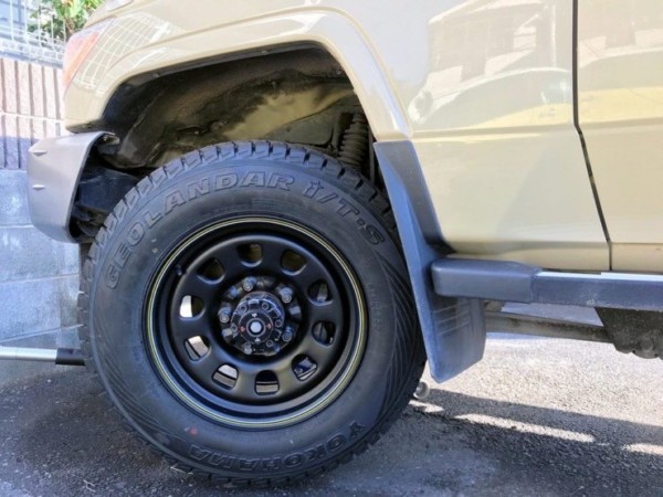 1/12追加情報 ランクル79のスタッドレスタイヤ＆ホイール新調しました  